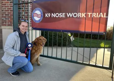 k9 Nose work trial winner